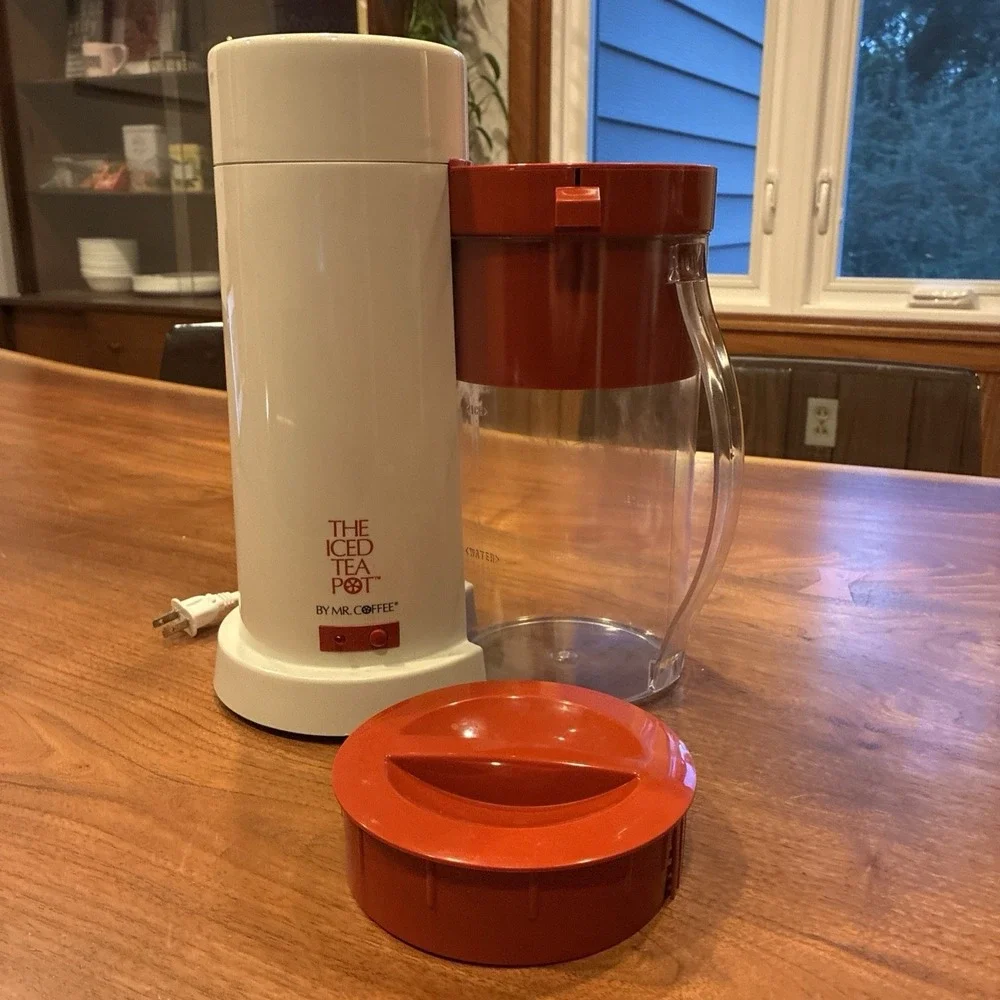 The Original Iced Tea Maker Pot by Mr. Coffee -Model TM1 -Red 2 Qt
